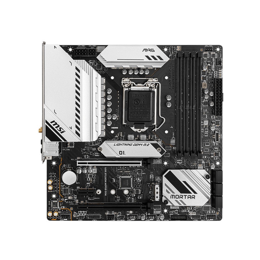 Mainboard / Motherboard MSI MAG B560M Mortar WiFi - mATX INTEL SOCKET LGA1200 - Mobo MSI B560M