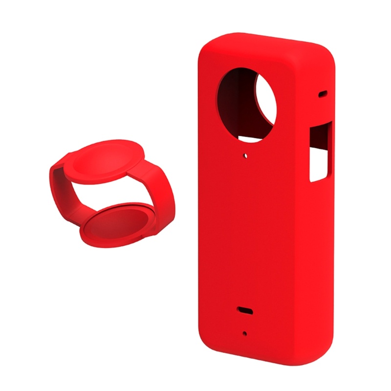 Case Pelindung Lensa Bahan Silikon Untuk ONE X3 Panoramic Action Camera