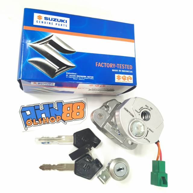 Kunci Kontak Satria Fu150 Kunci kontak Assy Satria Fu Facelift Original Suzuki 100%