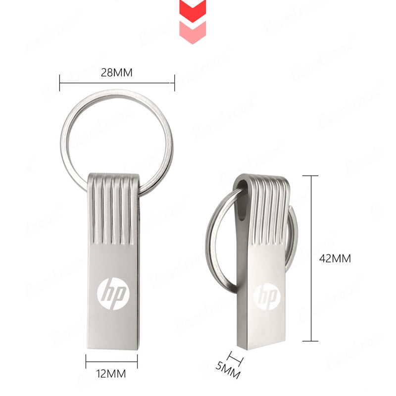 Hewlett-Packard Hp Flashdisk Usb 3.0 256GB / 8GB / 16GB / 32GB / 64GB / 128GB / 1TB / 2tbt Bahan Metal Anti Air