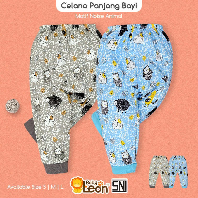 DS-115 Celana Panjang  1 PcsBABY LEON COTTON Double KnitCelana Panjang Anak Bayi Newborn Celana