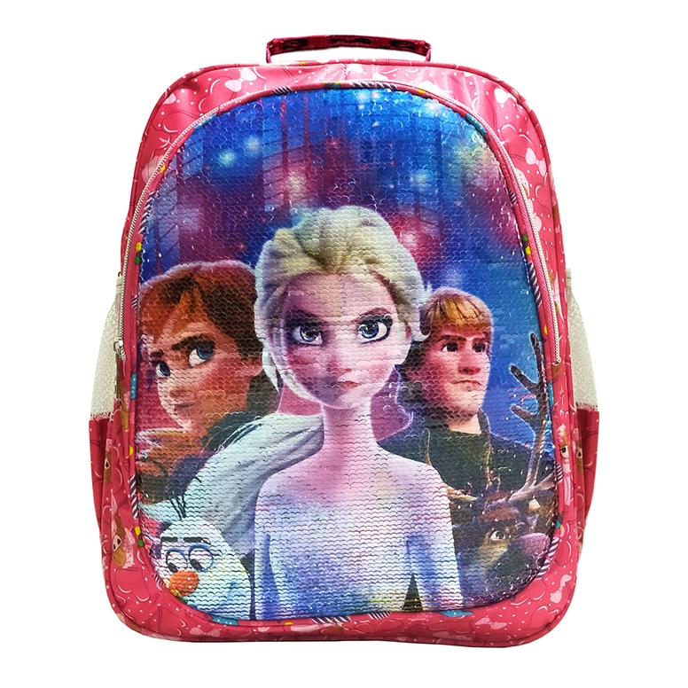 APPA Tas Ransel Anak Prempuan Sekolah Sequin Usap 2 Gambar Karakter FROZEN - UNICORN