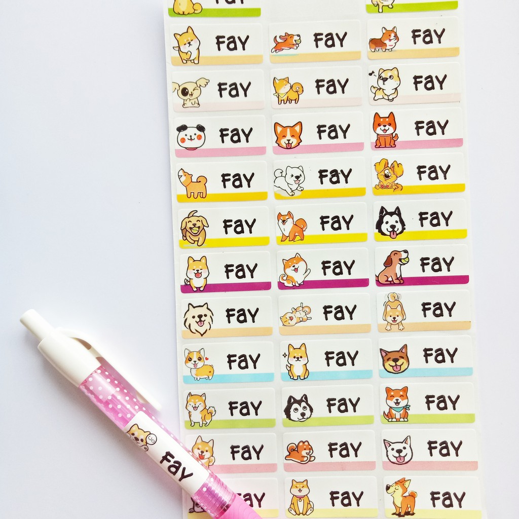 

STIKER TAHAN AIR - CUTE DOG