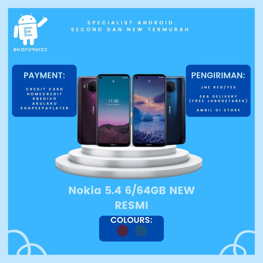NOKIA 5.4 6/64GB NEW RESMI