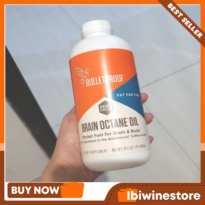 BH215 JUAL MCT OIL BULLETPROOF BRAIN OCTANE ENERGI ENERGY BOOSTER-MCT OIL (16 oz) MINYAK KESEHATAN