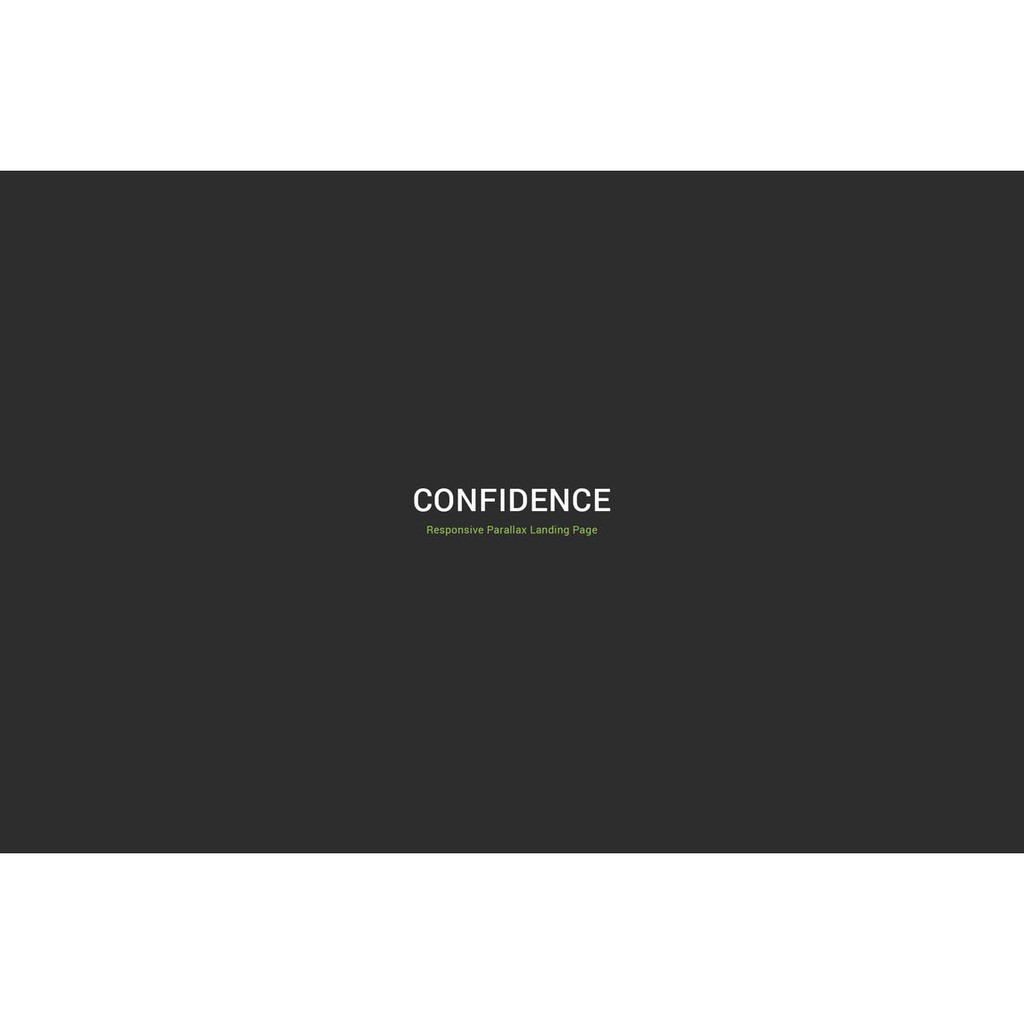 Landing HTML Page - Confidence Responsive Parallax Landing HTML Page