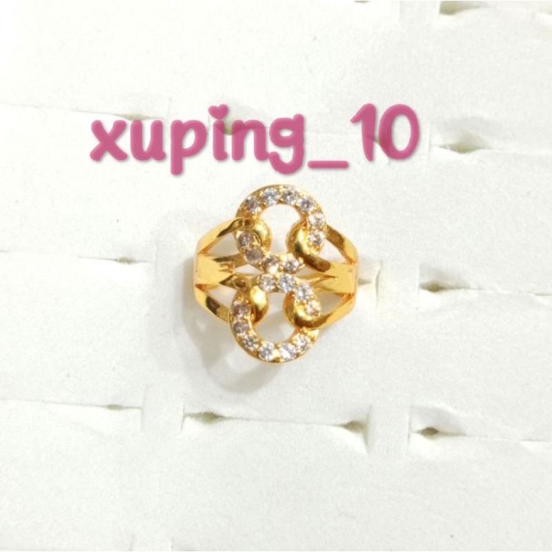 cincin dewasa gold perhiasan xuping