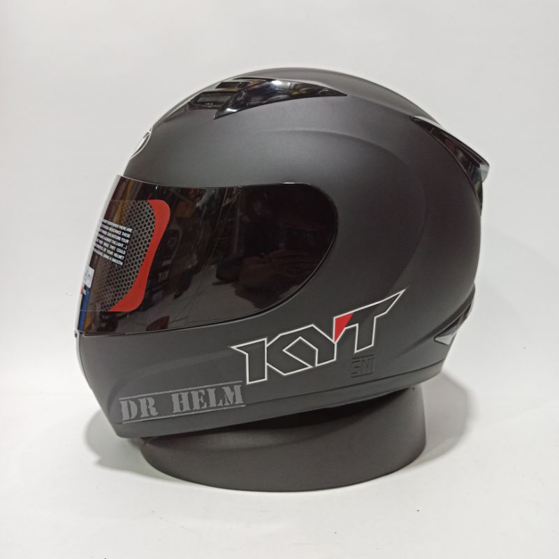 HELM KYT R10 POLOS HITAM DOFF Full Face