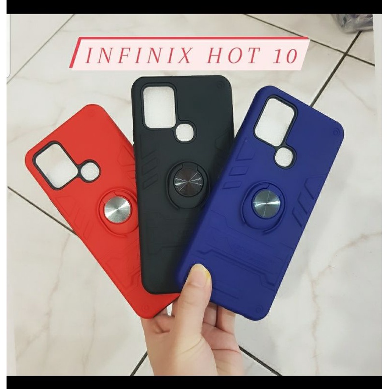 CASE INFINIX HOT 10,HOT 10S,INFINIX S5/S5 LITE CASE THUNDER PLUS RING CASE INFINIX