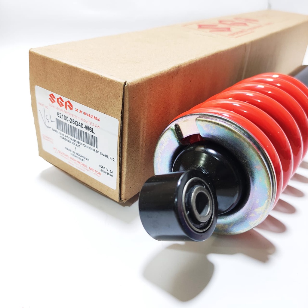 MONOSOK SOK BELAKANG SATRIA FU 150 MERAH 62100-25G40-W6L ORIGINAL SGP