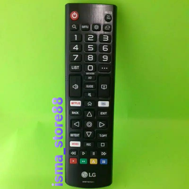 REMOT TV LG LCD LED 3D SMARTV NETFLIX PRIME VIDEO ORIGINAL ASLI