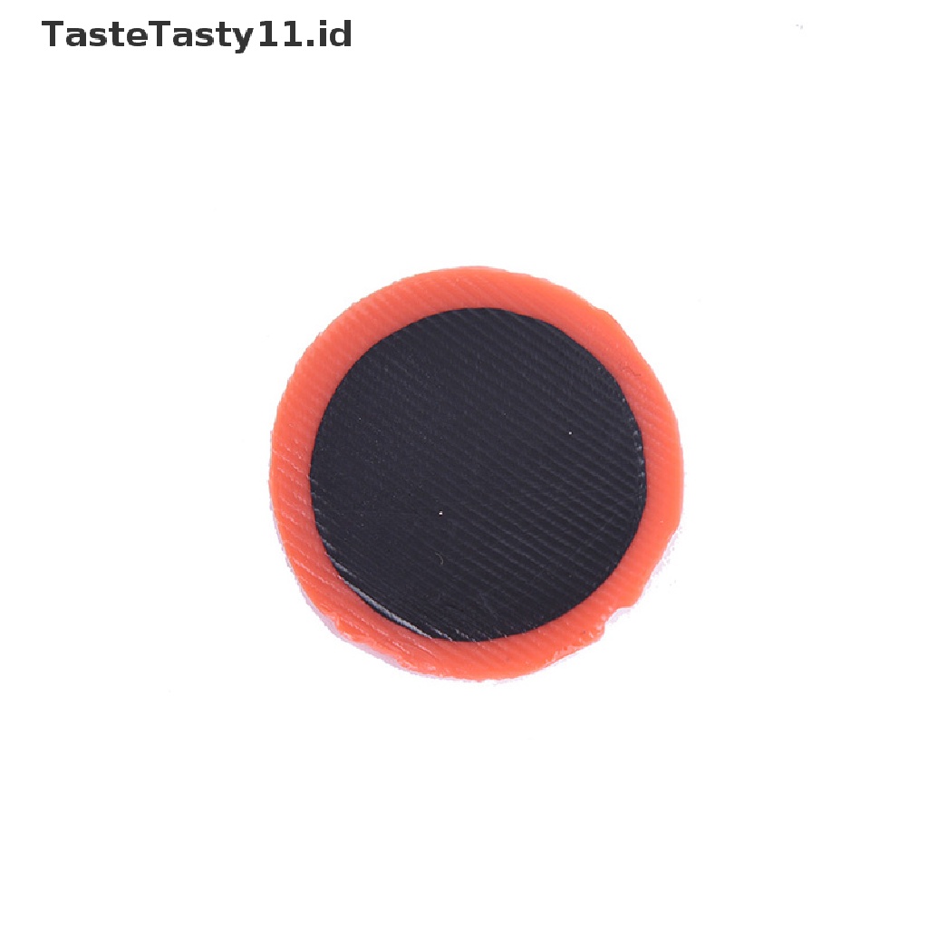 Tastetasty 48Pcs Patch Tambal Ban Dalam Sepeda Bentuk Bulat 30mm