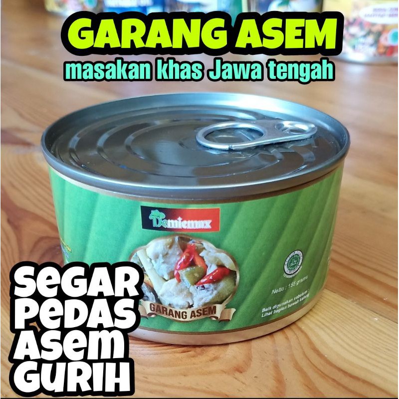 

GARANG ASEM KALENG, Garang asem grobogan, makanan kaleng