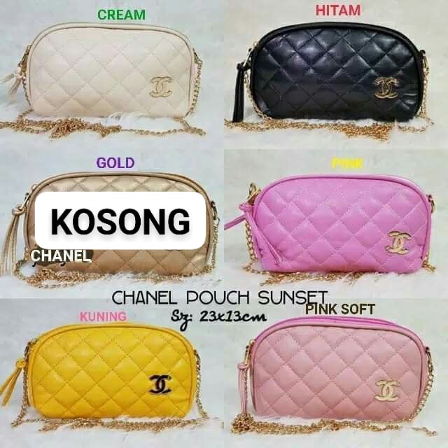 tas chanel sunset / sling bag