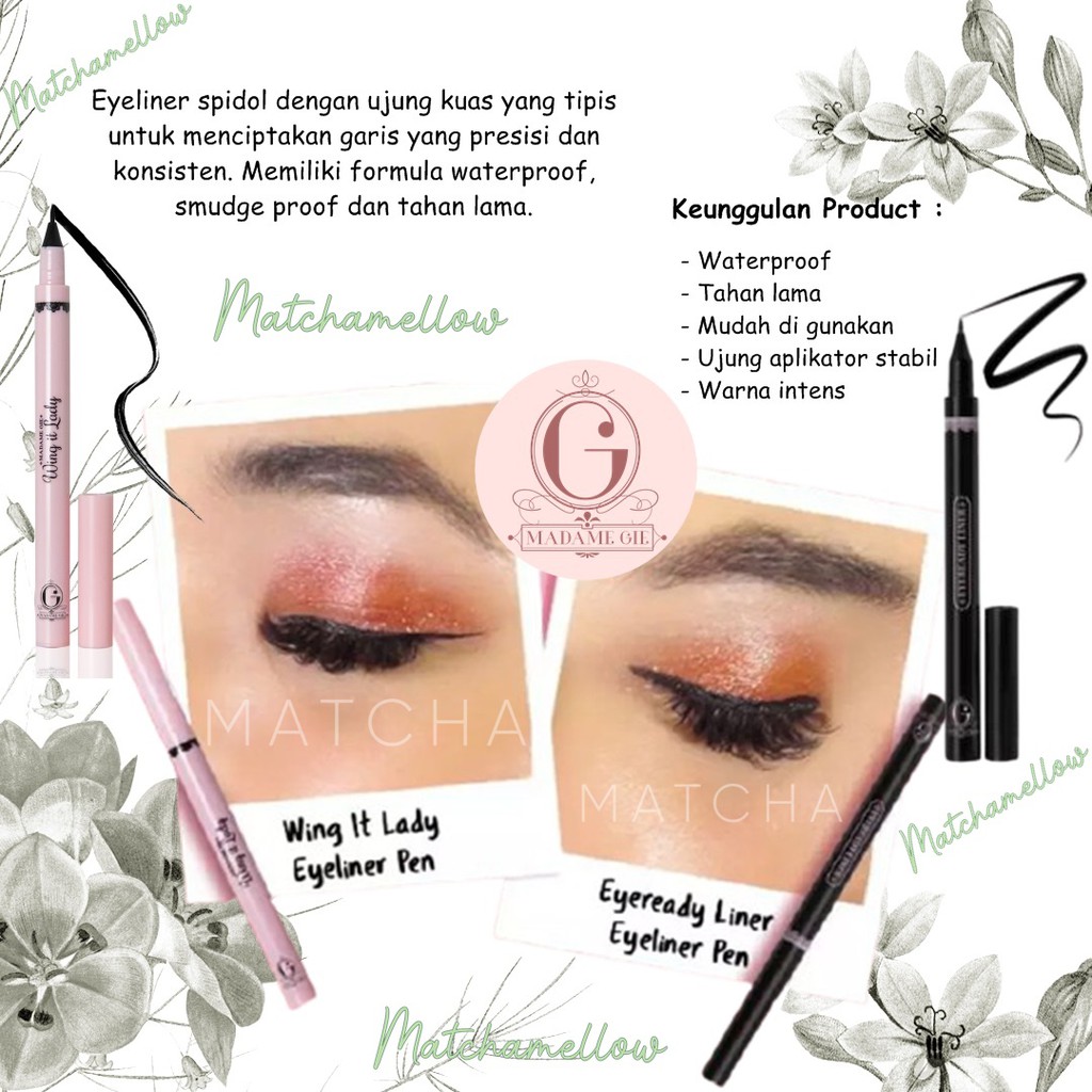 ❄️MATCHA❄️ MADAME GIE SILHOUETTE EYELINER 48 HOURS - EYELINER EYEREADY WING IT LADY