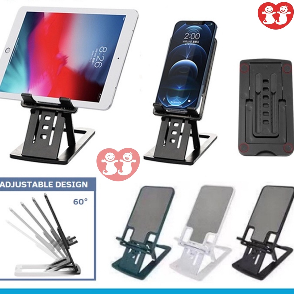 Stand HP Universal /Holder Handphone Tab Tablet Ipad Adjustable