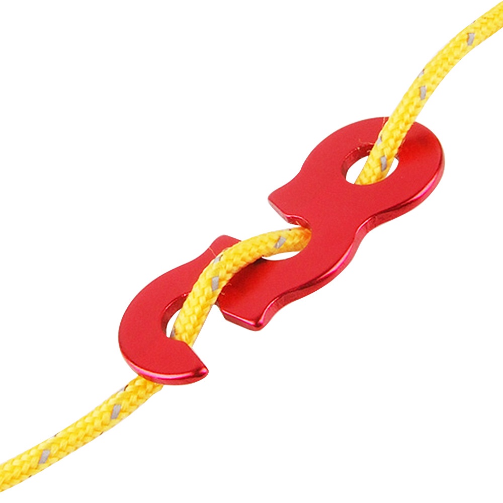 10 Pak Pengencang Tali Tenda Tipe S Adjustable Untuk Camping / Outdoor