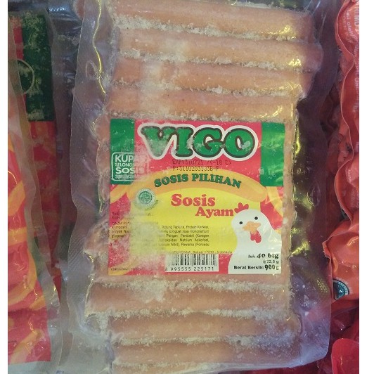 

Sosis VIGO Sosis VIGO Ayam 900gr isi 40