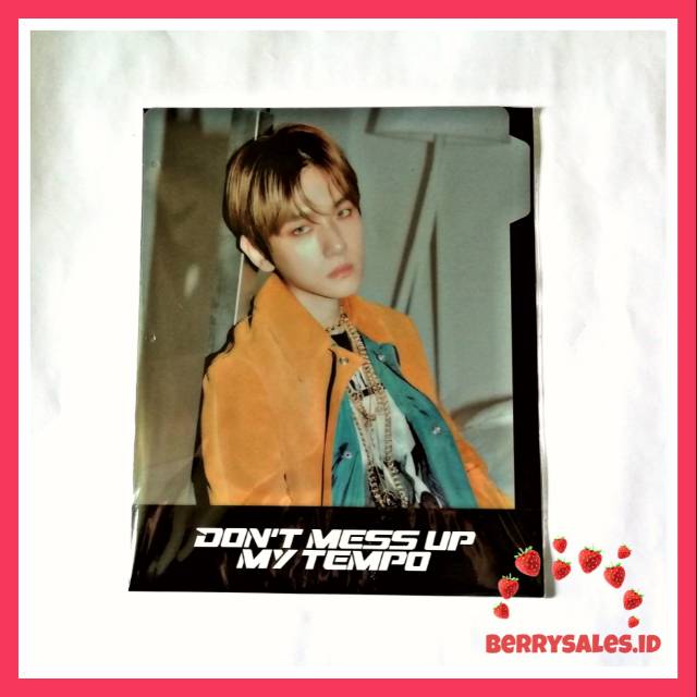 EXO OFFICIAL SUM GOODS BINDER INDEX PHOTOCARD PC BAEKHYUN TEMPO DMUMT/PEMBATAS BINDER SEHUN CHANYEOL