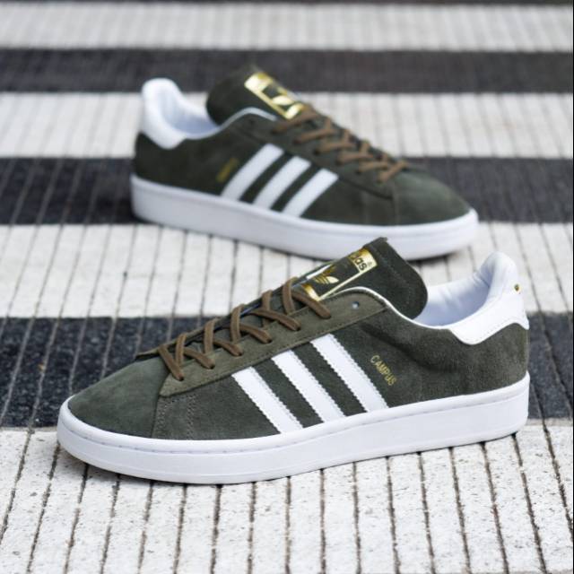 adidas campus olive green
