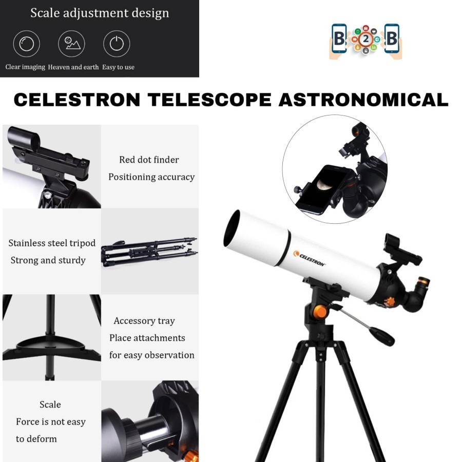 CELESTRON TELESCOPE ASTRONOMICAL SCTW-80