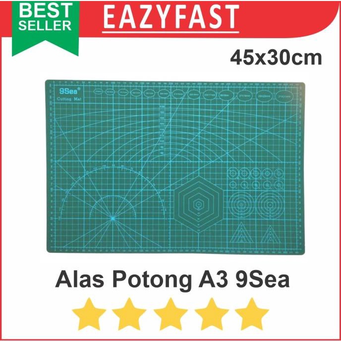 

Cutting Mat Pad A3 Papan Alas Potong Cutter Work Green 45x30 cm 9Sea efst90 Juara