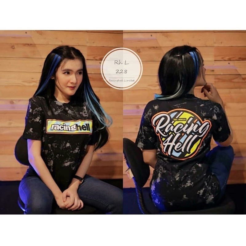 RACING HELL BAJU KAOS T SHIRT RACING HELL TSHIRT RACING HELL BALAP MOTOR LIAR DRAG PAKAIAN ATASAN DI