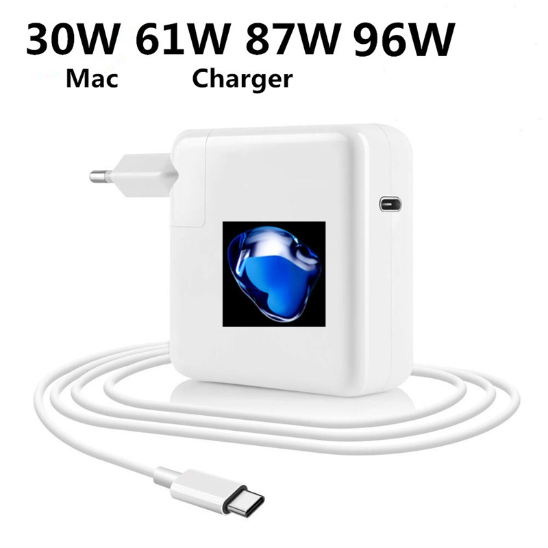 Adapter Power Charger 96W PD USB-C 87W Tipe C Fast Charging Untuk Laptop / Notebook Mac Pro