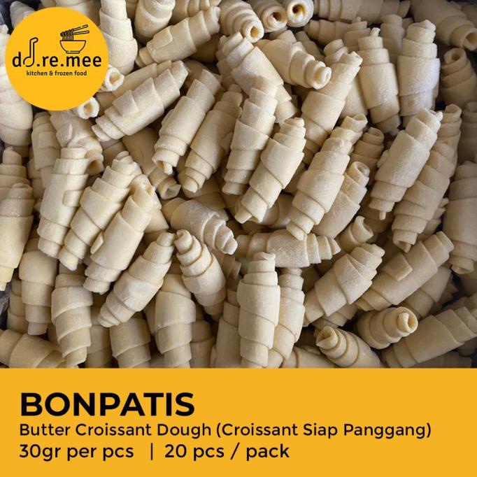 

BONPATIS - Butter Croissant Dough (Adonan Croissant) - Adonan Croffle TERLARIS TERPERCAYA ORIGINAL