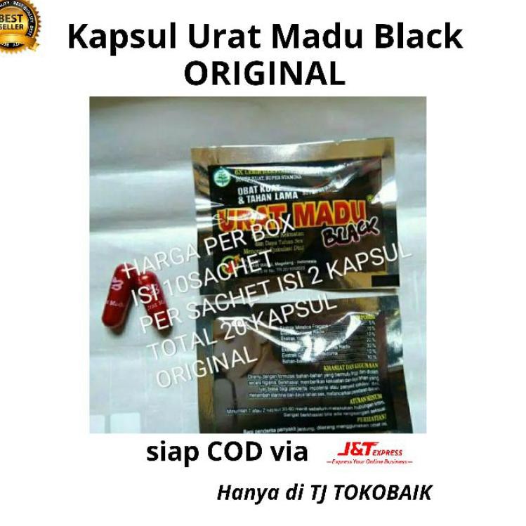 Diskon's lebaran UMB Kapsul Urat Madu Black Kapsul Original I71I1 ..,