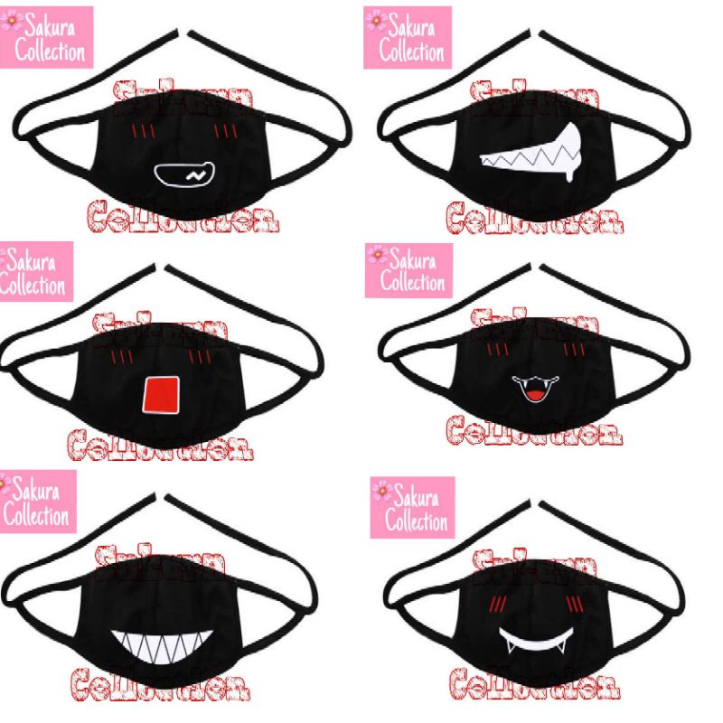 Masker Emoticon Anime TOKYO GHOUL Earloop