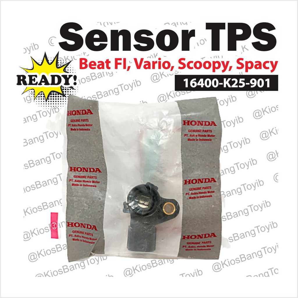 Sensor TPS Throttle Body Honda Beat Vario Scoopy Spacy All Matic Honda K25 ❮𝟏𝟔𝟒𝟎𝟎-𝐊𝟐𝟓-𝟗𝟎𝟏❯