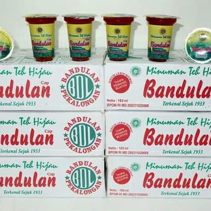 

Grosir Teh Bandulan / Teh Hijau Bandulan 180ml x 24pcs Khusus gojek TERBARU