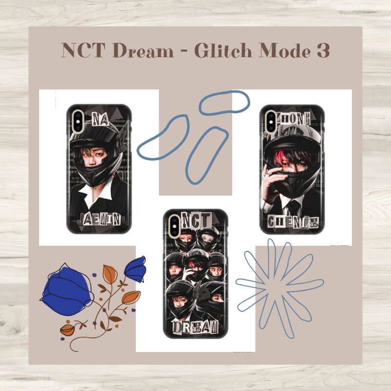 (NCT DREAM) Case NCTDREAM Glitch Mode 3 7Dream Mark Renjun Jeno Haechan Jaemin Chenle Jisung Casing 