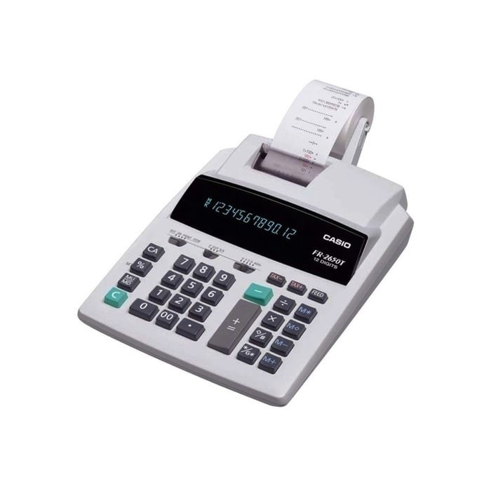 Telstruk Kalkulator Printing Casio FR-2650 T Kalkulator Struk Kertas