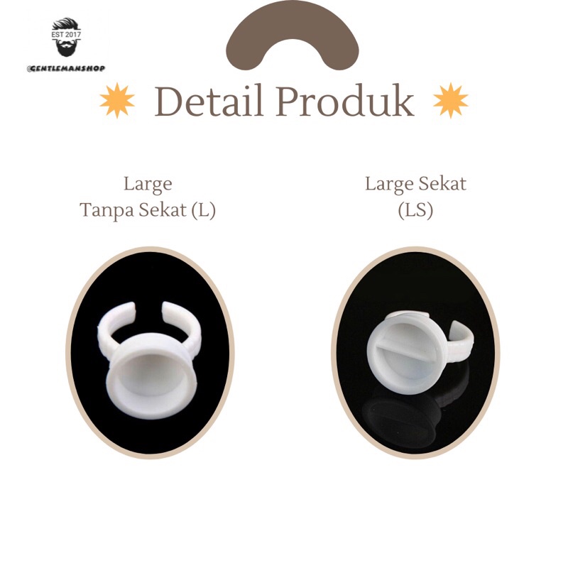 HOT SALE!!! RING GLUE / GLUE RING / CINCIN LEM BULU MATA - EYELASH EXTENSION