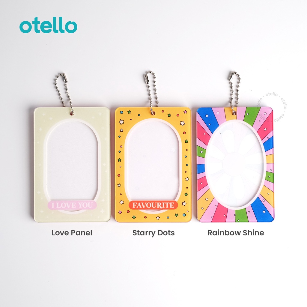 Otello Photocard Holder Acrylic Tempat PC Akrilik Frame Kpop Idol Card Holder Foto Custom UV Print Design