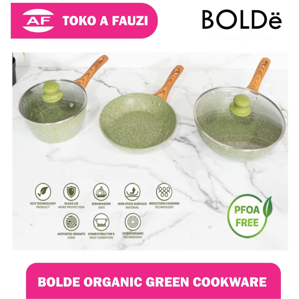 BOLDE ORGANIC GREEN COOKWARE