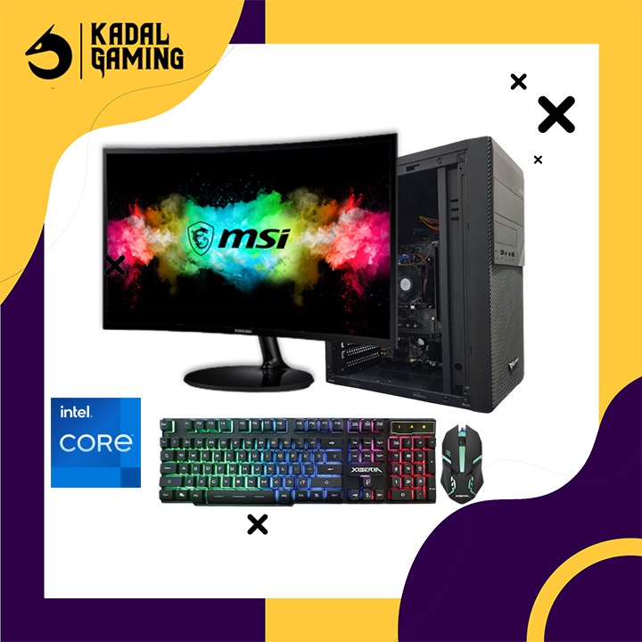 PC KOMPUTER OFFICE INTEL CORE I5 8GB RAM SSD 256GB MULTI TASKING KASIR SERVER ADMIN RAKITAN CPU