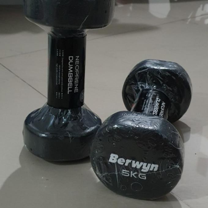 Dumbell Barbel Neoprene 5Kg Sterling Seperti Kettler