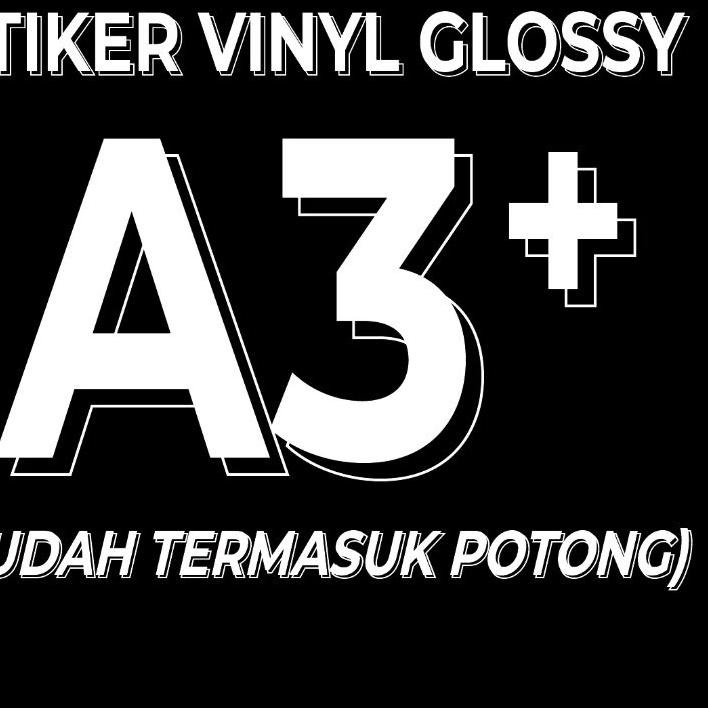 

☃ Stiker vinyl,chrome perlembar satuan ➺