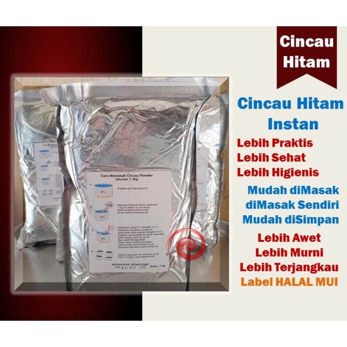 

Cincau Hitam, Ekstrak Cincau Hitam kemasan 5000 gram