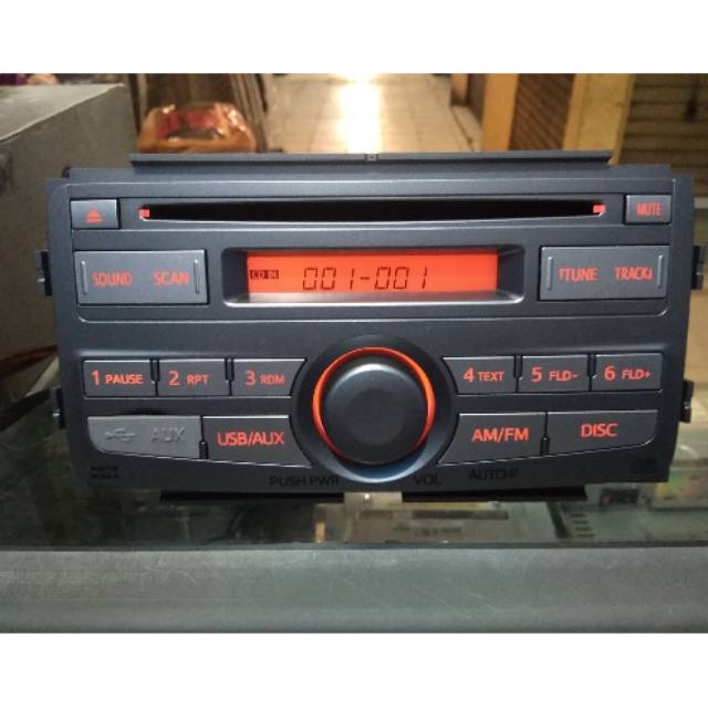 Headunit original agya ayla usb aux mp3 radio am fm doubledin audio mobil