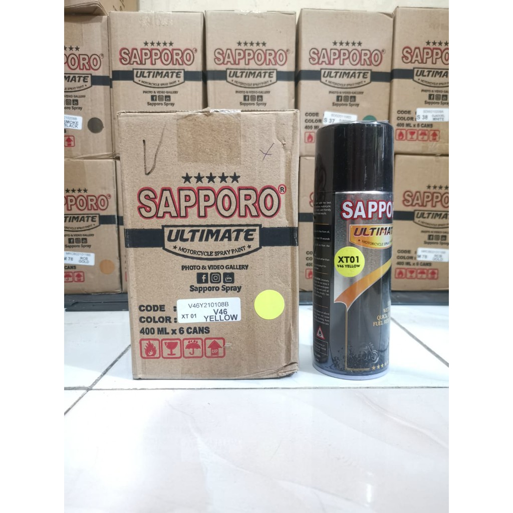 Cat Semprot Sapporo Ultimate V46 Yellow