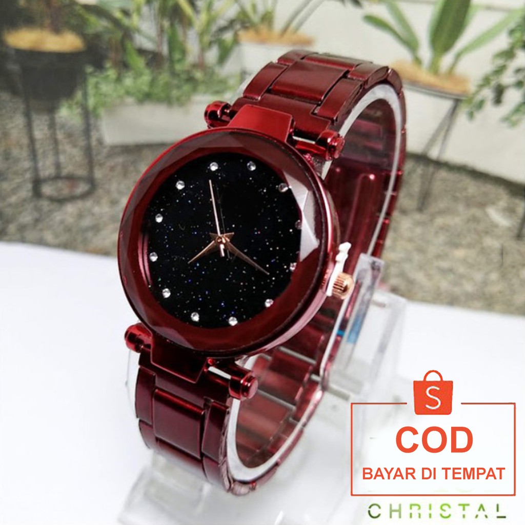 ✅COD Jam Tangan Rantai Analog Watch Aksesoris Fashion Wanita Cewek Anti Air Murah Couple Original