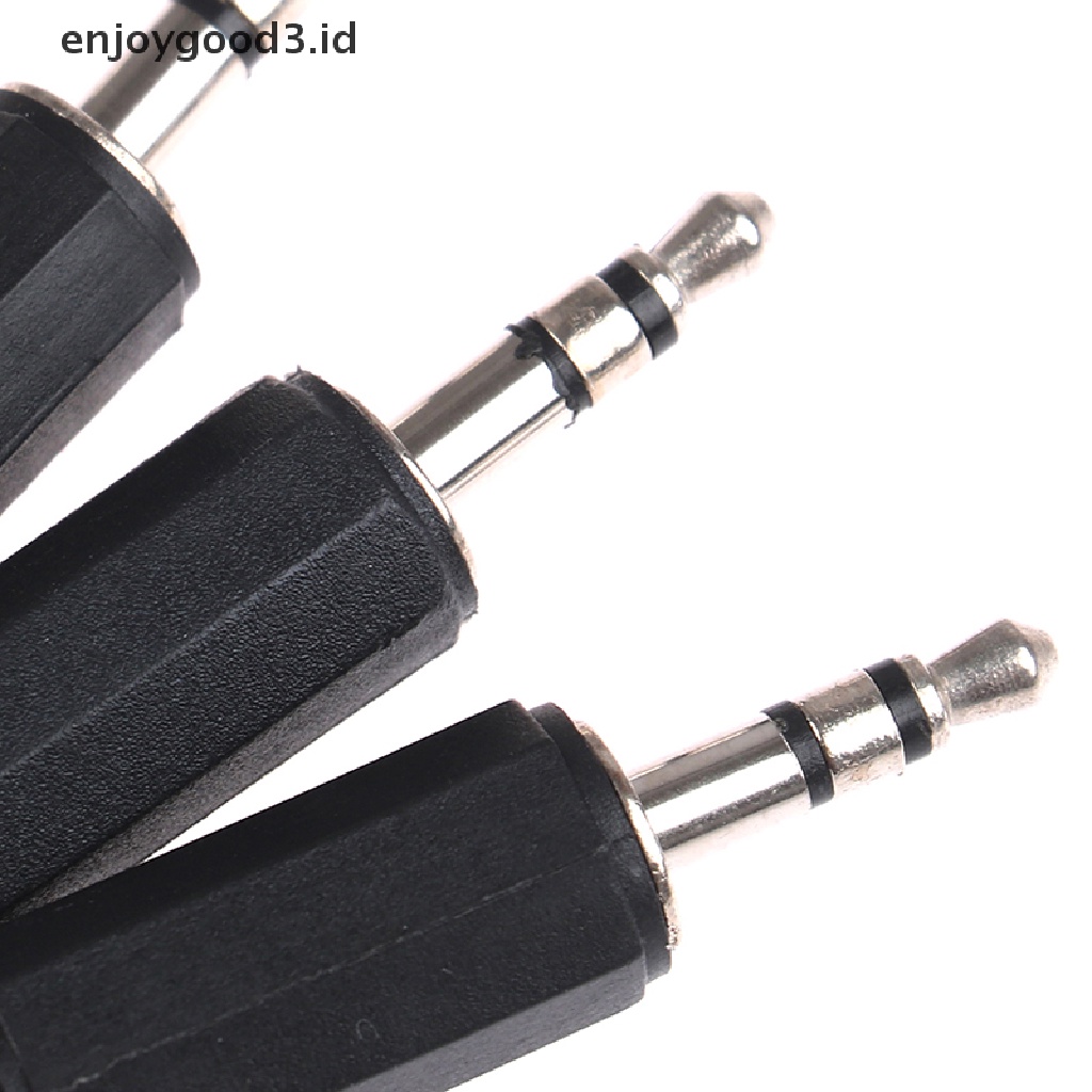 Konektor Jack Audio Male Mono Stereo 3.5mm 3 Pole Untuk Headphone