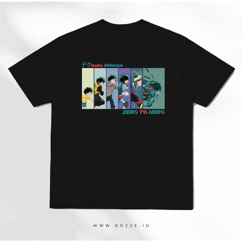 BOZZE Oversize Tee Anime : DEKU Academia Unisex Tee