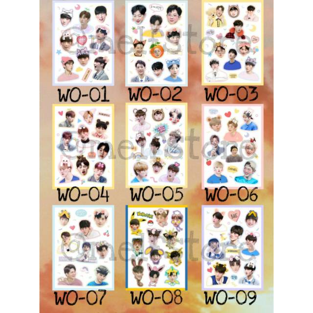 

STIKER WANNA ONE