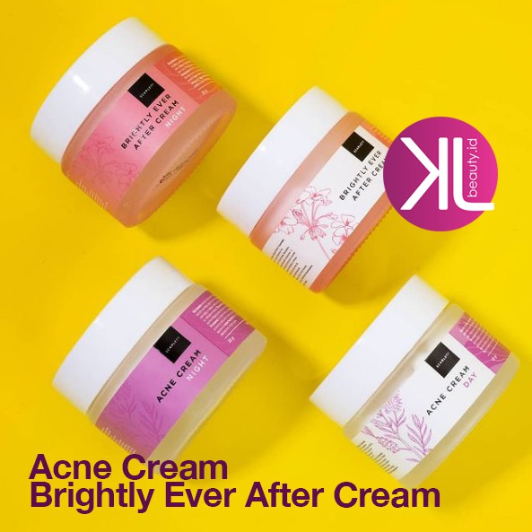 PENGHABISAN STOK Scarlett Whitening Acne Cream / Brightly Ever After Cream