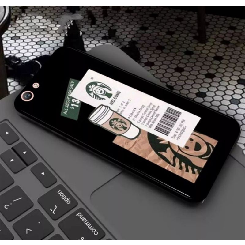 Athan Case Custom Oppo F1S / F3 / F3 Plus Fashion Aesthetic Coffee Art Branded series
